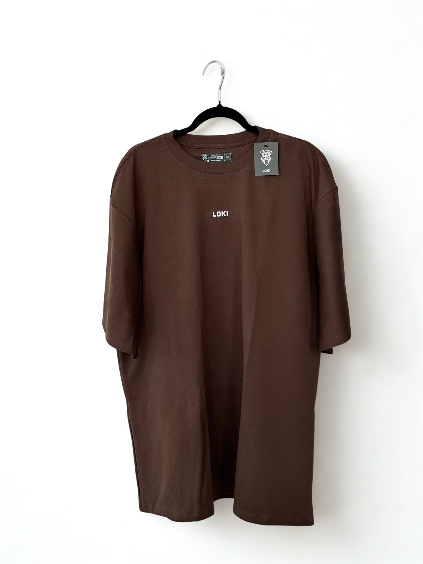 Short Sleeve Loki T-Shirt (Brown & White)