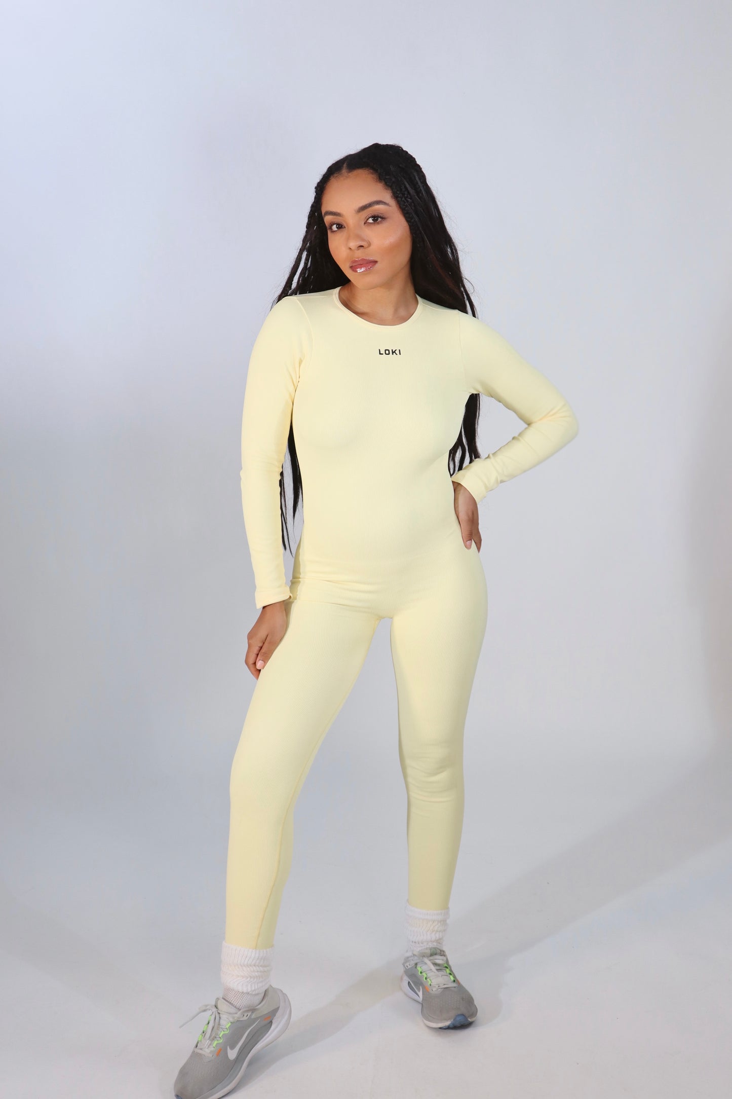 Sculpt Long Onsie (Yellow)