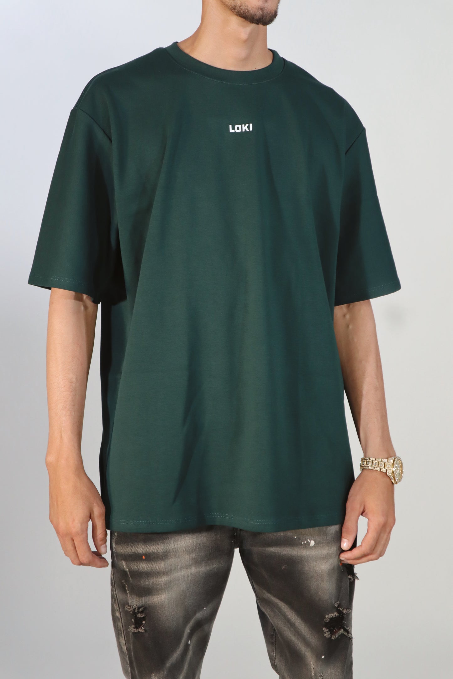 Short Sleeve Loki T-shirt (Dark Green)
