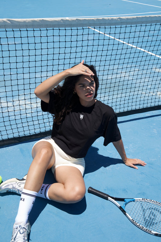 Loki Crop Tee (Black)