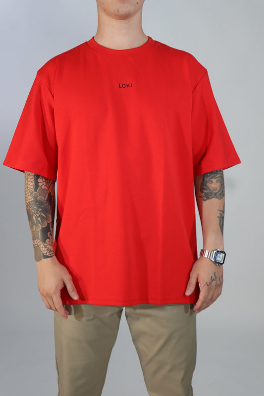 Short Sleeve Loki T-shirt (Red)