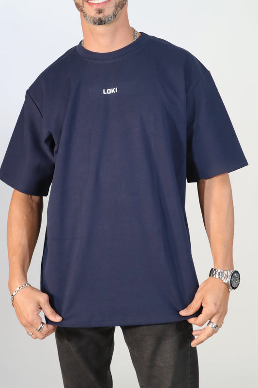 Short Sleeve Loki T-shirt (Navy Blue)